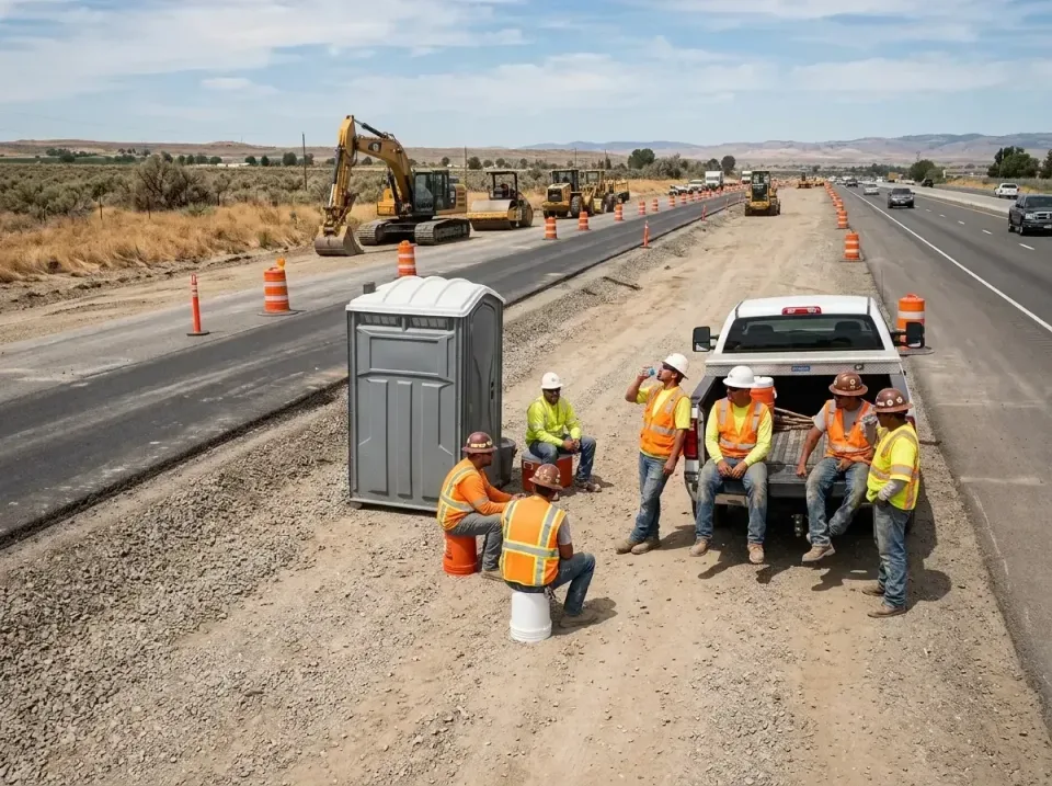 highway-road-construction-crew-007 — frequently asked questions, Porta Potty and Restroom Rentals in Connelly Springs, NC